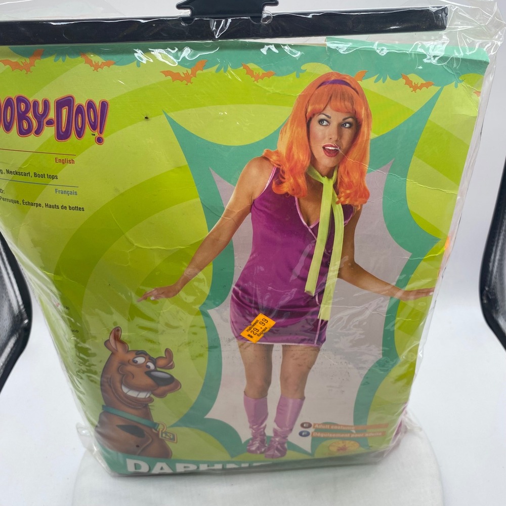 Rubies Adult Daphne Scooby-Doo Costume Standard Size 12 Purple Dress Wig 16501